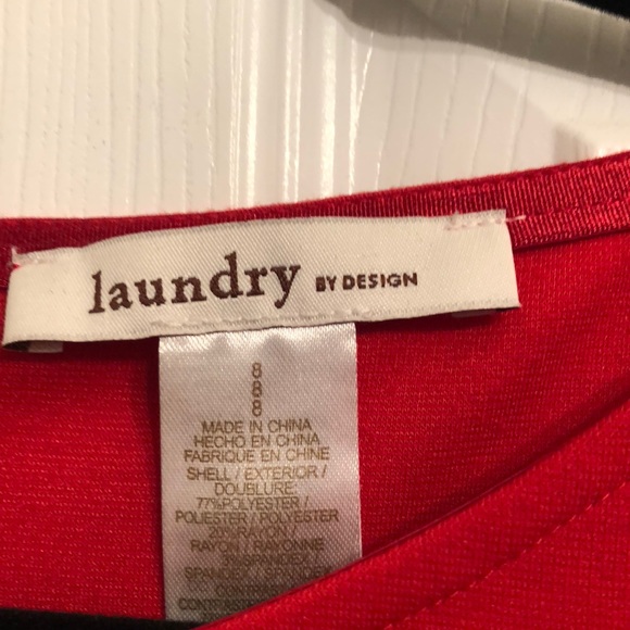 Laundry by Design sheath dress with ribbon detail - Picture 5 of 7